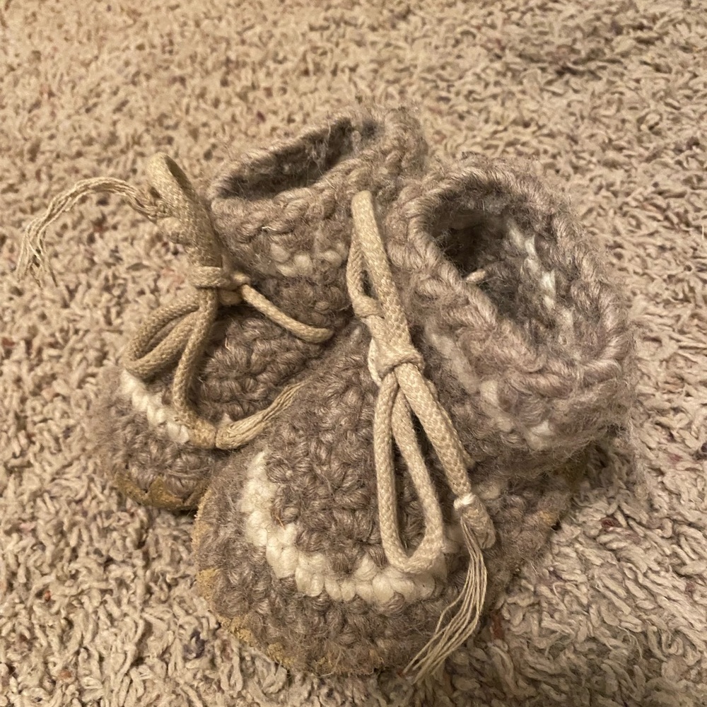 Wool booties